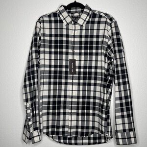 NWT Michael Kors Plaid Button Down Shirt